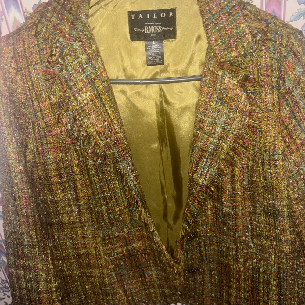 Tailor Multicolor Tweed Jacket